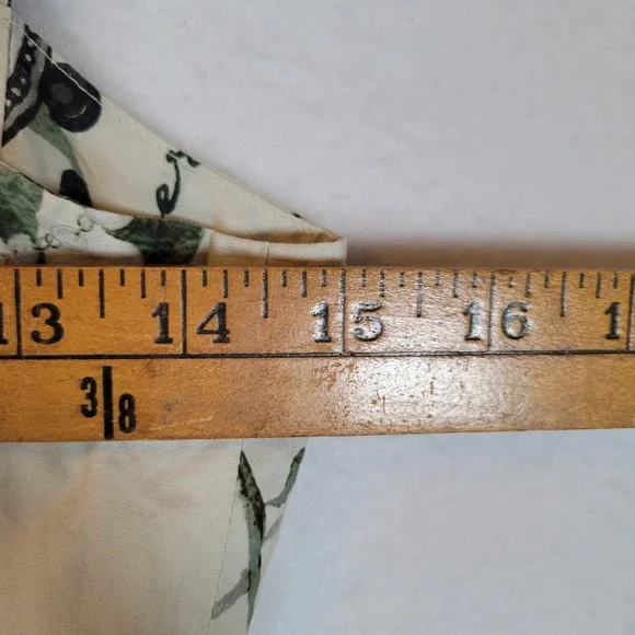 MARCHESA ROSA Womens Marilla Cotton Dress Size 4 Floral Maxi Sundress Beige - Picture 2 of 13